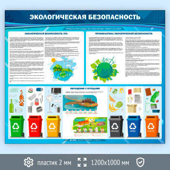 Стенд «Экологическая безопасность» (ECO-04-ECONOMY)