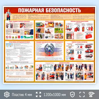 Стенд «Пожарная безопасность» (PB-28)